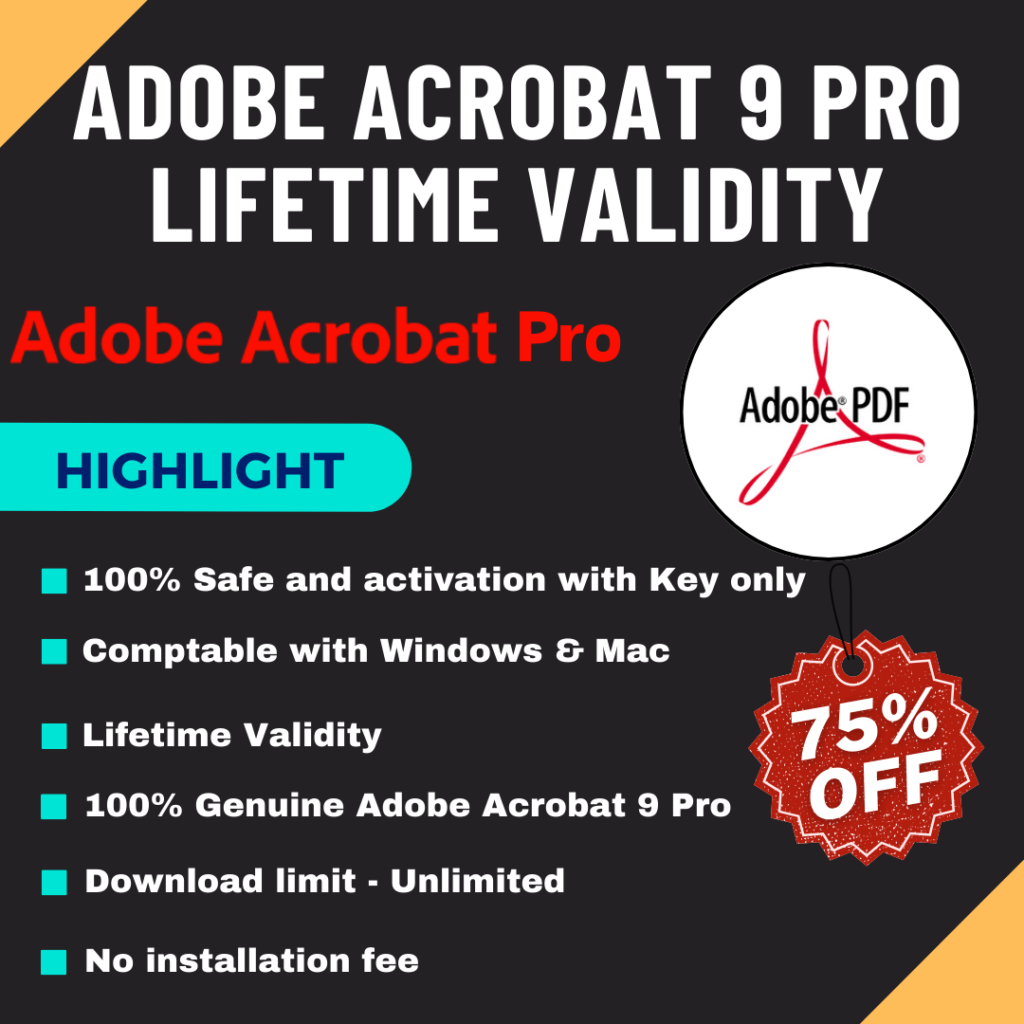 Adobe Acrobat 9 Pro Lifetime Validity – Nayra Digital