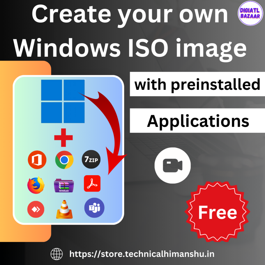 Create your own Windows ISO image with preinstalled software’s – Video ...